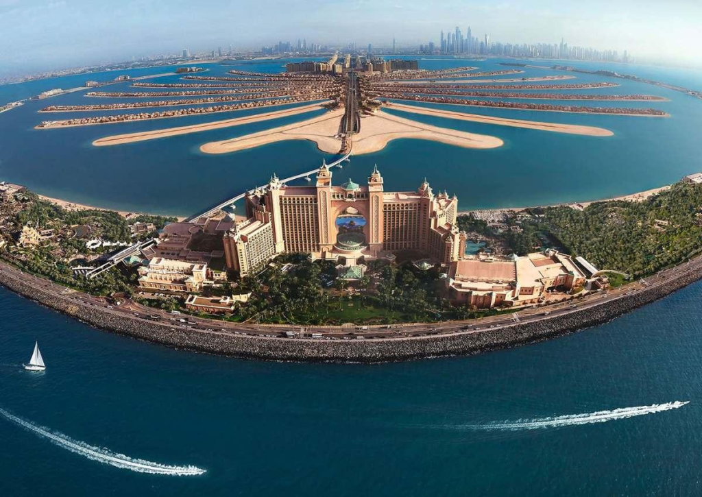 Palm Jumeirah Aerial View