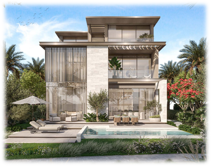  Nad Al Sheba Gardens Villas - Layout