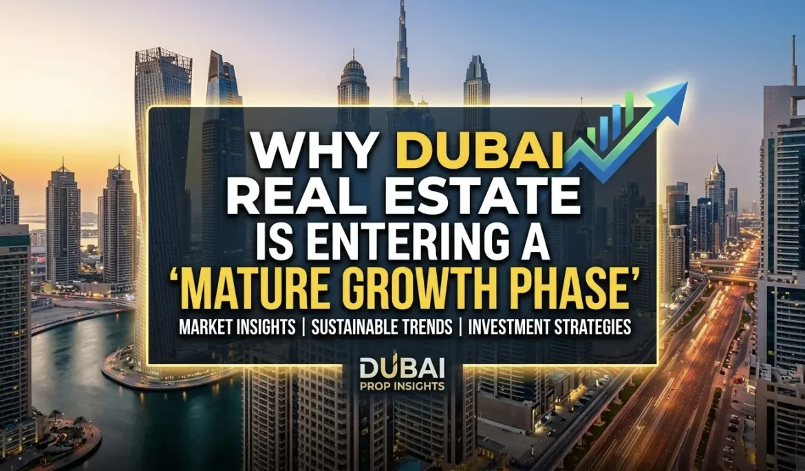 Why Dubai Real Estate Is Entering a ‘Mature Growth Phase’
