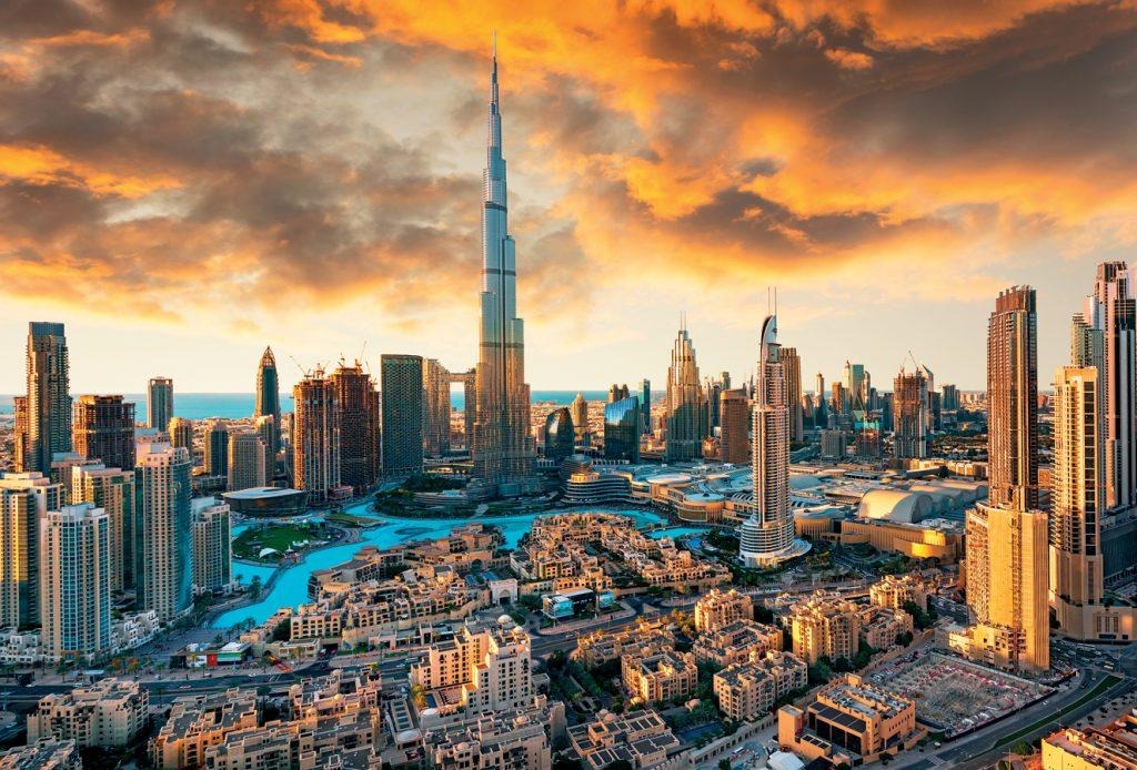 Burj Khalifa - Dubai Skyline View
